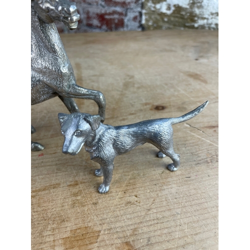 106 - Silver Plated Table Items Inc, Horse, Dog & Bird.