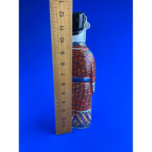 267 - Vintage Hand Painted Chinese Deity Figure