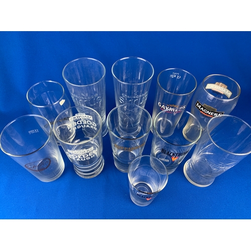 70 - Collectable Cider Glasses - Breweriana Advertising Interest