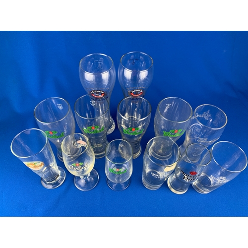 71 - Vintage and Collectable Grolsch, Holsten Pils and Erdinger Glasses - Breweriana Advertising Interest