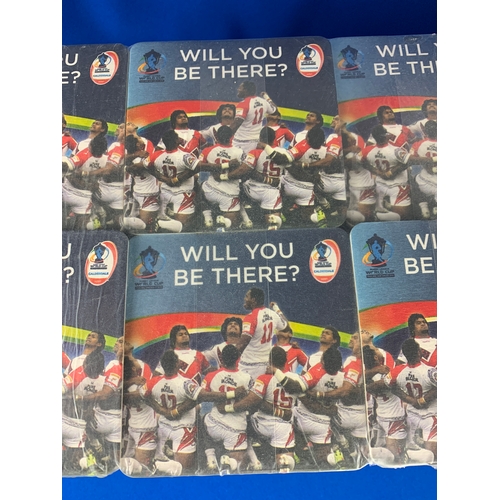 73 - Rugby, Brewery and Local Interest - Full Pack of 2013 Rugby League World Cup Beer Mats - Italy vs. T... 