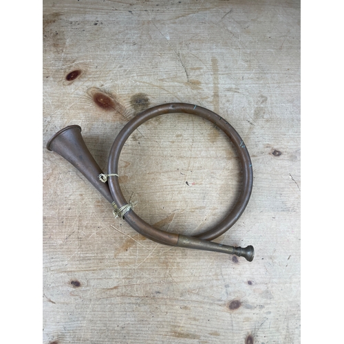 23 - Vintage Copper Post Horn