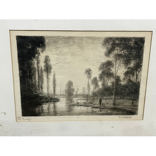 368 - Tom Whitehead Signed Etching 