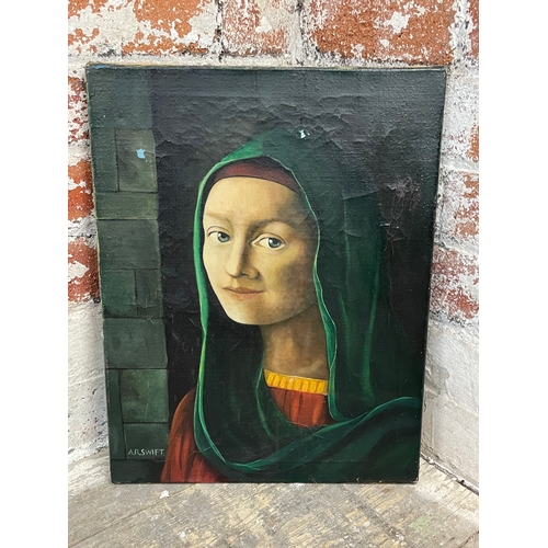 48 - Original Oil On Canvas By A.R. Swift