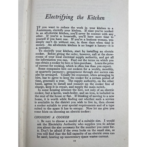 418 - The Way To A Good Table, Electric Cookery By Elizabeth Craig