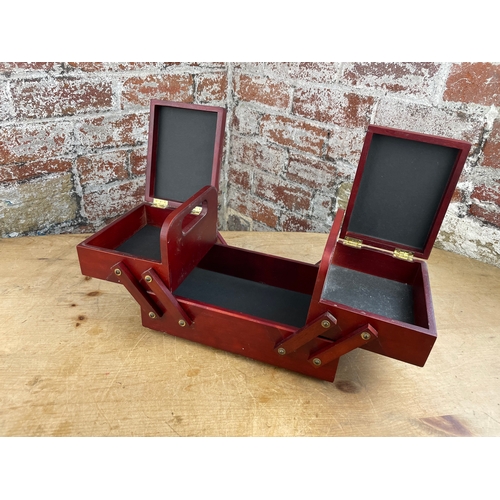 320 - Cantilever Sewing Box