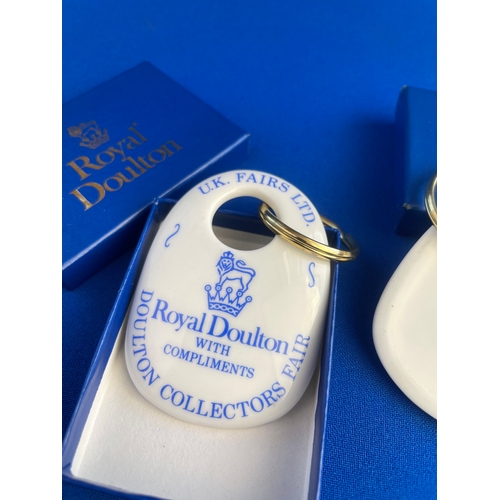 397 - Two Royal Doulton Collectors Keyring's