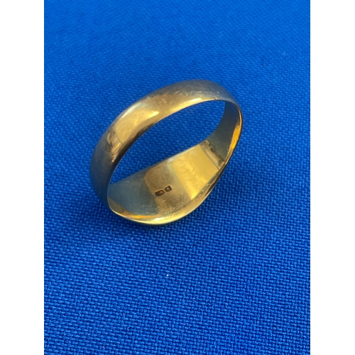 12 - 18ct Gold Ring 4.5g Size S