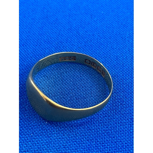 12 - 18ct Gold Ring 4.5g Size S