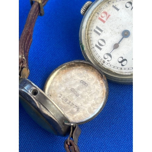 23 - Three Vintage Watches. One With 925 Silver Case