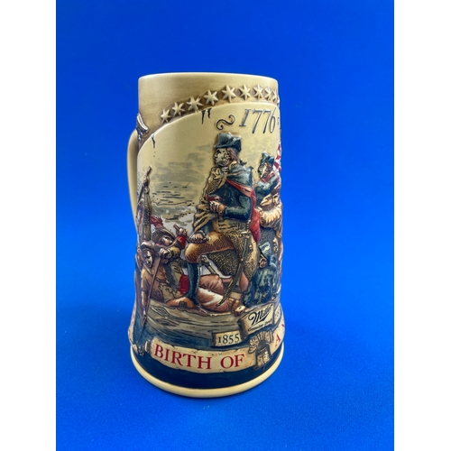 204 - Limited Edition Miller Genuine Draft Tankard, Birth Of A Nation 1776