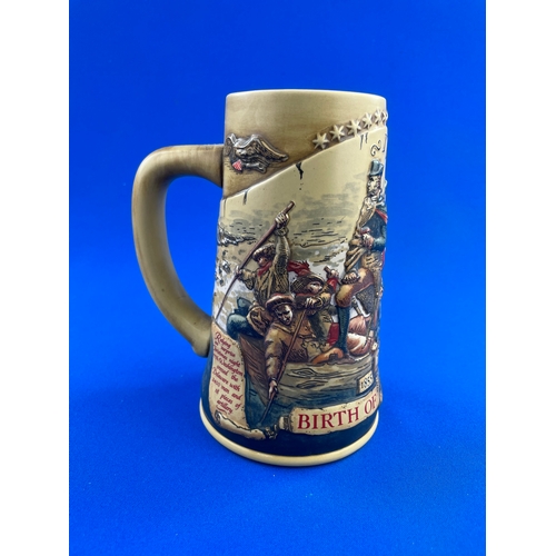 204 - Limited Edition Miller Genuine Draft Tankard, Birth Of A Nation 1776