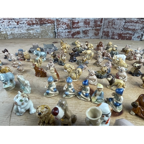 385 - Large Quantity Of Wade Whimsies & Other Miniature Figures