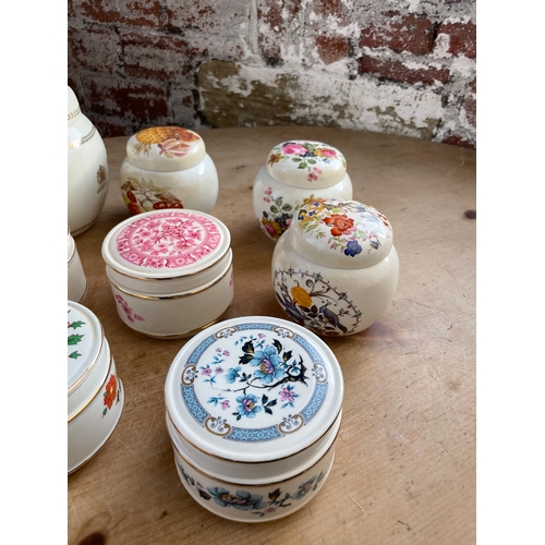 208 - Sadler Trinket Boxes, Lidded Jars & Ginger Jars