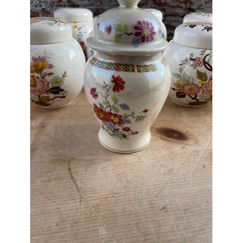 209 - 10 Sadler Ginger Jars