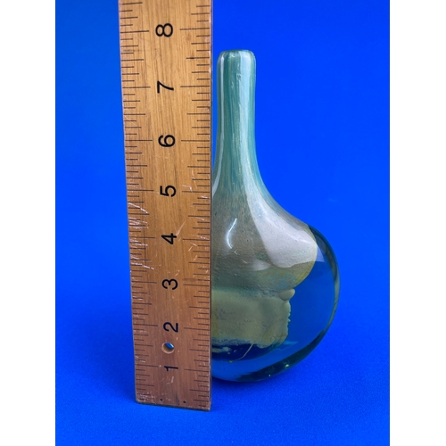 150 - Mdina 1970s Facet Cut Lollipop Vase