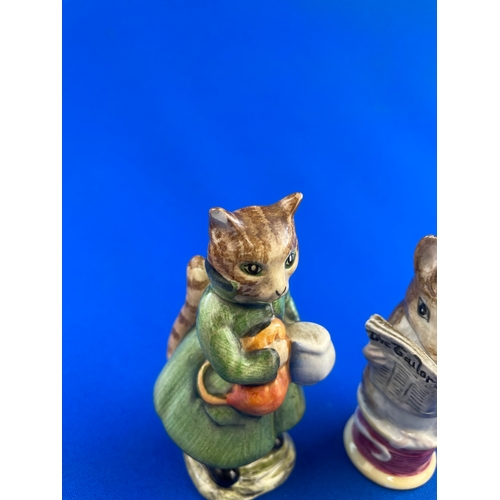 241 - Beswick Beatrix Potter Figures Simkin & Tailor Of Gloucester Both a/f