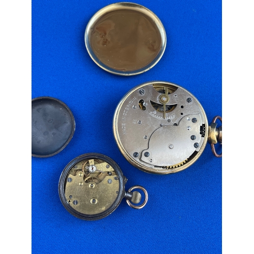 26 - Two Vintage Pocket Watches Working. 1 Ingersol