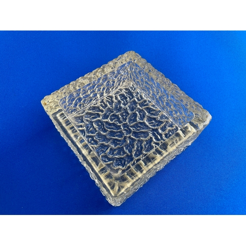 132 - Whitefriars Bark Glass Ashtray