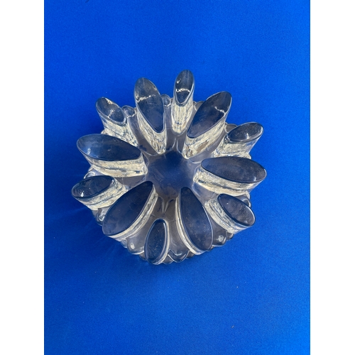 135 - Mid Century German Glass Tea Light Holder