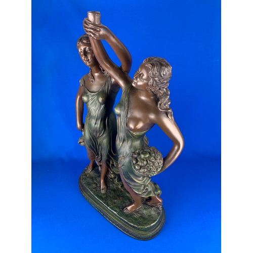 407 - 60cm Art Nouveau Style Greek Nymph Statue