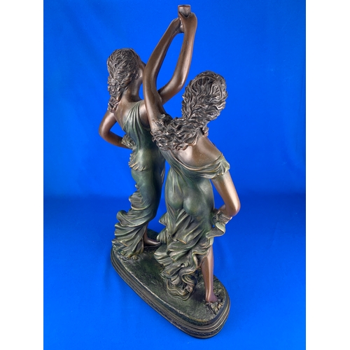 407 - 60cm Art Nouveau Style Greek Nymph Statue