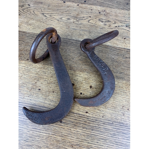 409 - Large Industrial Reclaimed Hooks