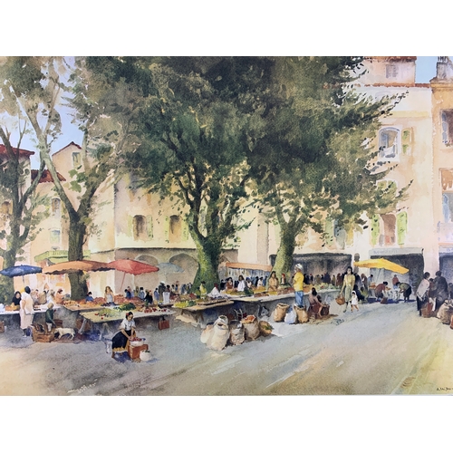 51 - William Brown Artist Signed Print - Morning Market