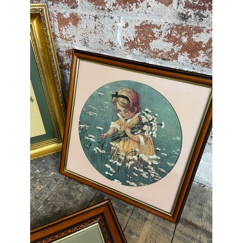 56 - Vintage Tapestry & Needlework In Nice Frames