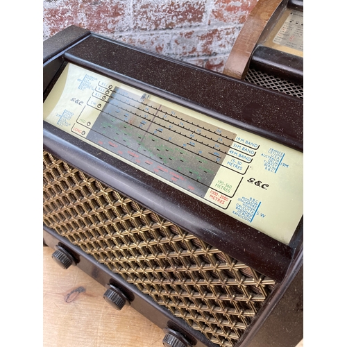 162 - Two Vintage GEC Valve Radios