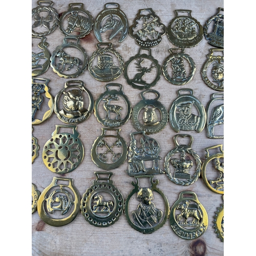 144 - Over 40 Horse Brasses Vintage & Antique.