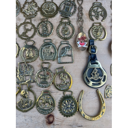 144 - Over 40 Horse Brasses Vintage & Antique.