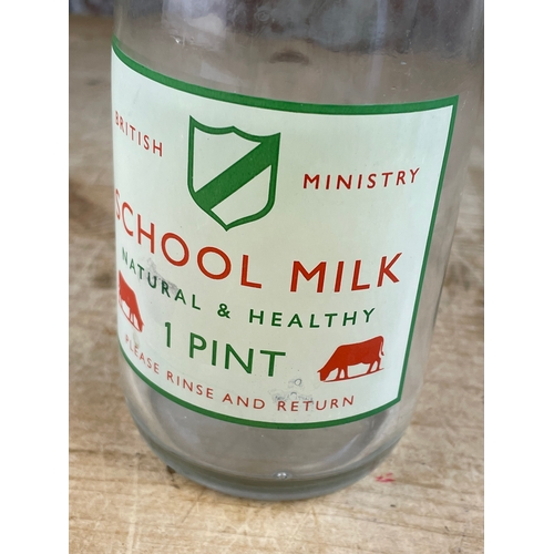 150 - British Ministry School Milk Bottle