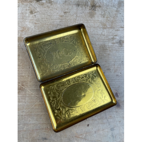 151 - Vintage M&C Gilt Tin