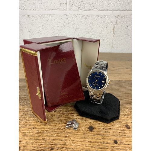 415 - Luger Swiss Watch in Box