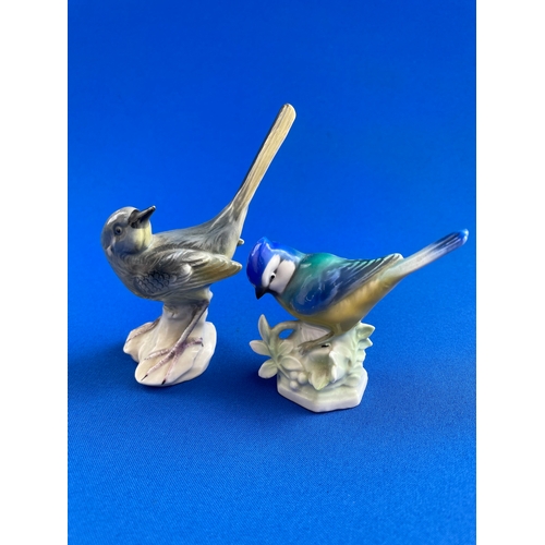 362 - Two Vintage German Bird Figures