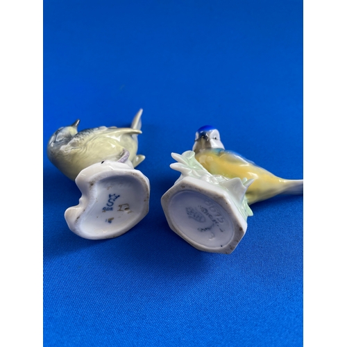 362 - Two Vintage German Bird Figures