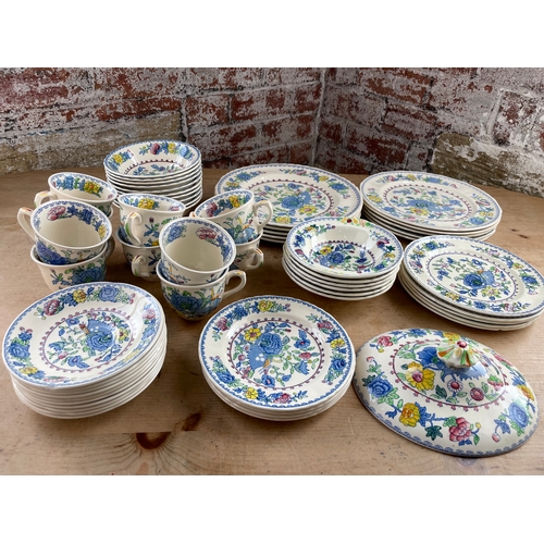 365 - Masons Ironstone Regency Pattern 55 Pieces