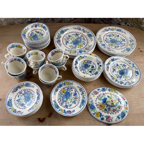 365 - Masons Ironstone Regency Pattern 55 Pieces