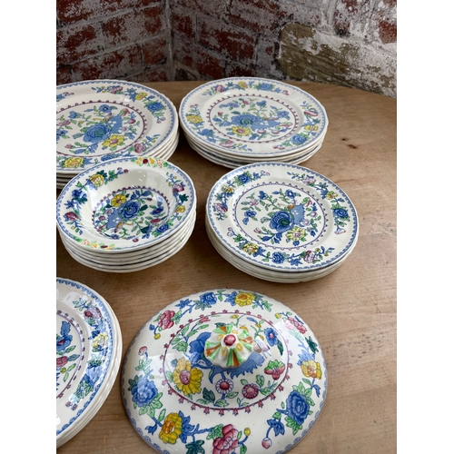 365 - Masons Ironstone Regency Pattern 55 Pieces