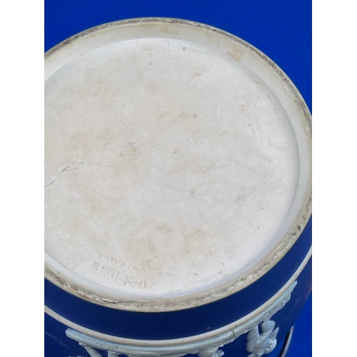 368 - Wedgewood Jasperware Biscuit Barrel