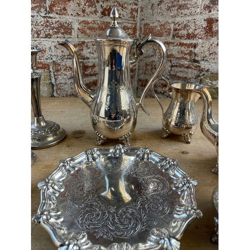 130 - Quality Plated Tea Service & Other EPNS Items