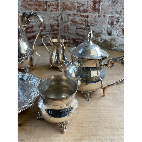 130 - Quality Plated Tea Service & Other EPNS Items