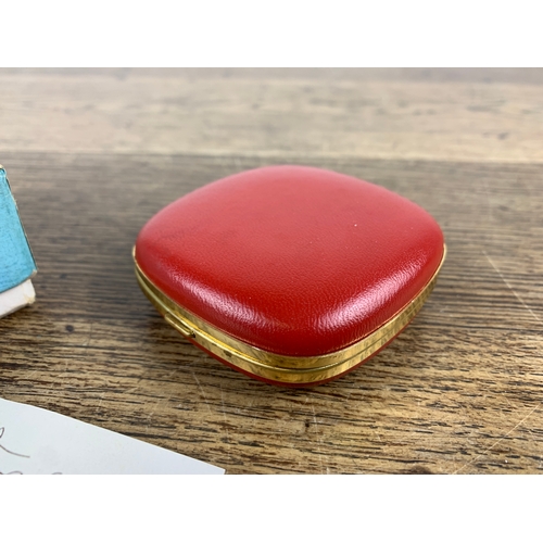 410 - Westclox Wayfarer Red Travel Alarm Clock in Red