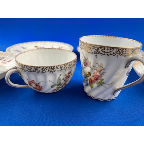 379 - Two Dresden Cabinet Trios