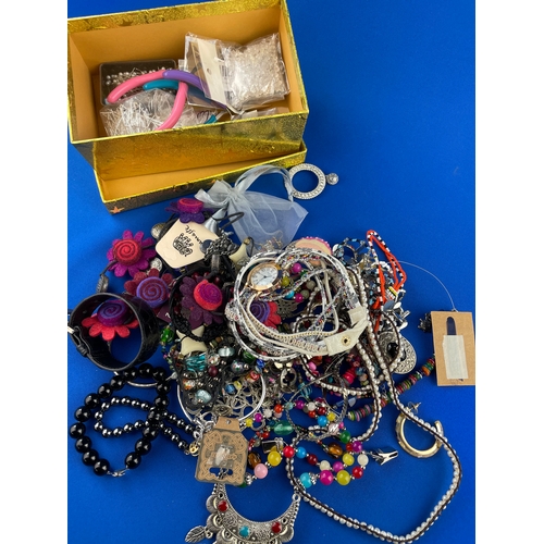 396 - Costume Jewellery Inc. Crafting Items.