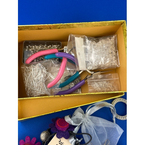 396 - Costume Jewellery Inc. Crafting Items.