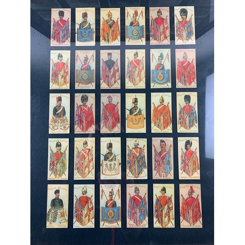 211 - Mounted and Framed Vintage Players Cigarette Cards