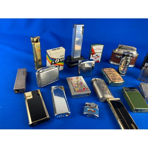 212 - Large Collection of Lighters inc. Colibri