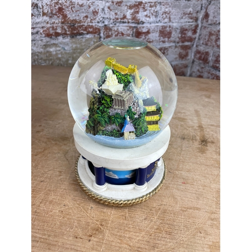 196 - Raddison Seven Seas Cruise Souvenir Musical Snow Globe